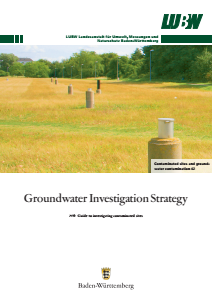 Bild der Titelseite der Publikation: Groundwater Investigation Strategy