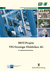 Bild der Titelseite der Publikation: BEST-Projekt VFG - Vereinigte Filzfabriken AG