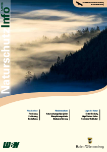 Bild der Titelseite der Publikation: Naturschutz-Info 2016 Heft 1