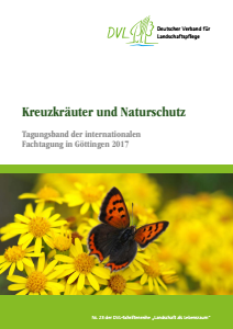 Bild der Titelseite der Publikation: Kreuzkräuter und Naturschutz