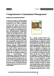 Bild der Titelseite der Publikation: Comprehensive Contaminant Management