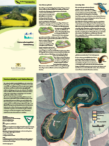 Bild der Titelseite der Publikation: Naturschutzgebiet Neckarburg