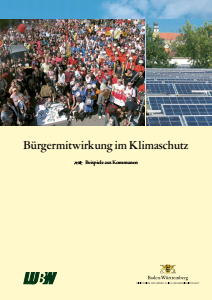 Bild der Titelseite der Publikation: Bürgermitwirkung im Klimaschutz