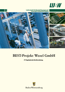 Bild der Titelseite der Publikation: BEST-Projekt Wezel GmbH