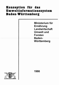 Bild der Titelseite der Publikation: Rahmenkonzeption UIS 1986 (Archiv)