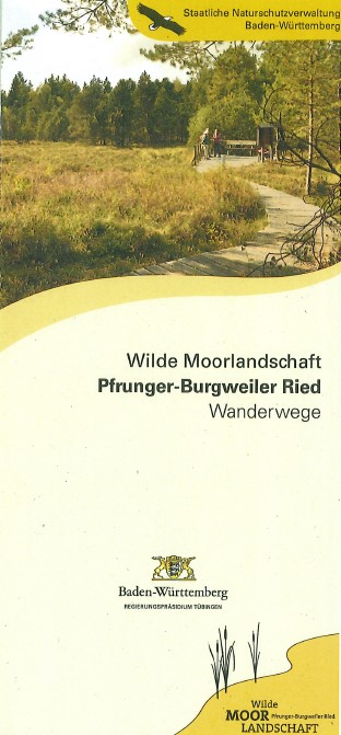 Bild der Titelseite der Publikation: Wilde Moorlandschaft Pfrunger-Burgweiler Ried