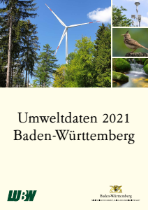 Bild der Titelseite der Publikation: Umweltdaten 2021 Baden-Württemberg